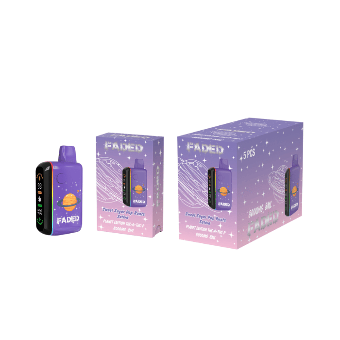 Faded Planet Edition THCA And THCP 8G Disposable 5PK